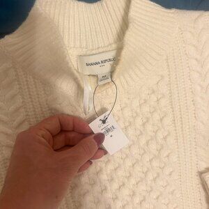 NWT Banana Cable Mini Sweater Dress